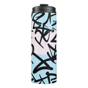 Modern Graffiti Thermal Tumbler
