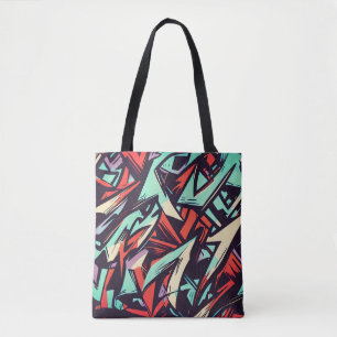 Modern Graffiti Tote Bag