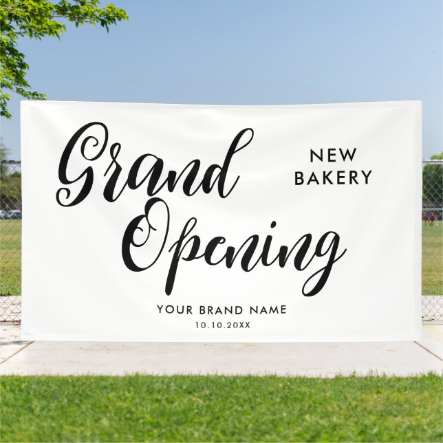 Modern Grand Opening Business Banner (Outside)