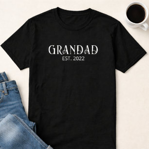 Modern Grandad Established  T-Shirt