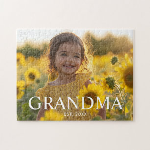 Modern Grandma Photo Jigsaw Puzzle
