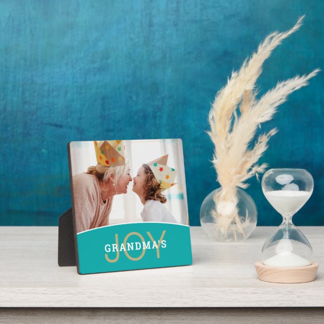Modern Grandma's Joy Photo Plaque (Insitu)