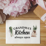 Modern Grandma's Kitchen Is Always Open Best Gift<br><div class="desc">Welcome to Grandma's Kitchen, where love and warmth are always on the menu! Delight your favourite grandmother with this charming gift product from Zazzle. Whether it's for Mother's Day, her birthday, or just to show appreciation, this thoughtful item is sure to bring a smile to her face.Surprise Grandma with a...</div>