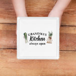 Modern Grandma's Kitchen Is Always Open Best Gift Acrylic Tray<br><div class="desc">Welcome to Grandma's Kitchen, where love and warmth are always on the menu! Delight your favourite grandmother with this charming gift product from Zazzle. Whether it's for Mother's Day, her birthday, or just to show appreciation, this thoughtful item is sure to bring a smile to her face.Surprise Grandma with a...</div>