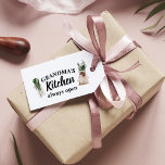Modern Grandma's Kitchen Is Always Open Best Gift Gift Tags<br><div class="desc">Welcome to Grandma's Kitchen, where love and warmth are always on the menu! Delight your favourite grandmother with this charming gift product from Zazzle. Whether it's for Mother's Day, her birthday, or just to show appreciation, this thoughtful item is sure to bring a smile to her face.Surprise Grandma with a...</div>