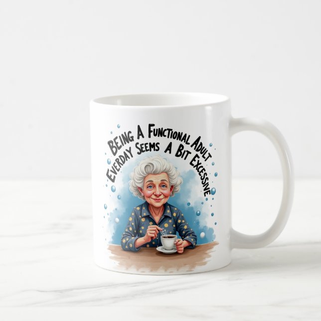 Modern Grandparent Coffee Mug (Right)