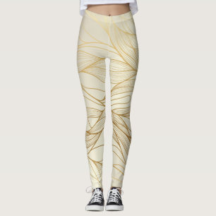 Modern graphic artistic creative design leggings