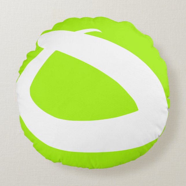Modern graphic design round Pillow (Front)