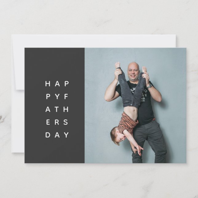 MODERN, GRAPHIC,  MINIMAL FATHERS DAY CARD (Front)