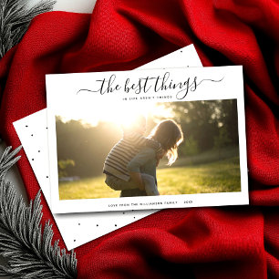 Modern Gratitude Script   Photo Holiday Dots