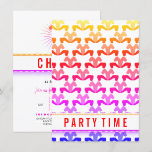 Modern Great Dane Invitation