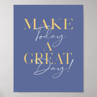 Modern Great Day Typography Inspirational
