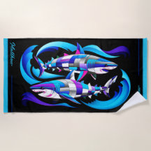 Modern Great White Sharks Customizable
