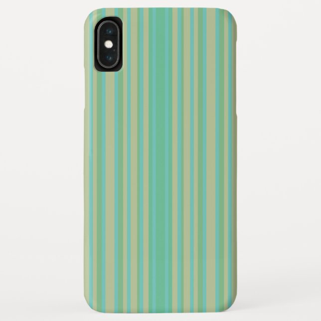 Modern Green Case-Mate Barely There iPhone XS Max Case-Mate iPhone Case (Back)