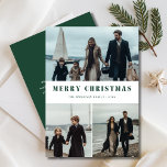 Modern Green Christmas Family Photo Nautical Beach Holiday Card<br><div class="desc">Spread joy this Christmas with this fun family photo card! It has a cheerful green colour and a cute nautical theme with sailboats. Perfect for sharing laughter and love, this card captures all the warm holiday feelings. Send it to friends and family to share your happiness and celebrate the magic...</div>
