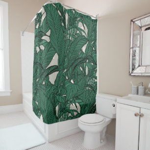 Modern Green foliage plant Botanical design