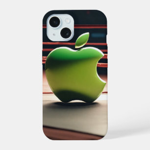Modern Green Fruit Inspired iPhone 15 Pro Case   S