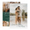 Modern green minimalist script photos wedding