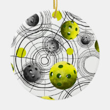 Modern Green Pickleball