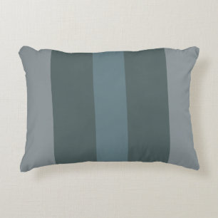 Modern Green Shades Colour Block Accent Pillow