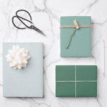 Modern Green Solid Colour Wrapping Paper Sheets<br><div class="desc">A beautiful colour trio of light,  sage and dark green wrapping paper sheets. A compliment to your gifts for any special occasion,  event or holiday season.</div>