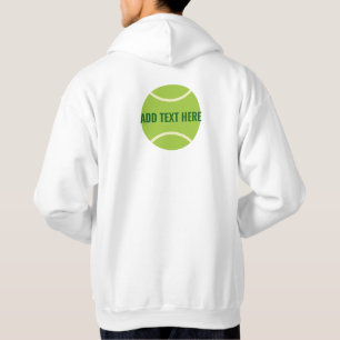 Modern Green Tennis Ball  Hoodie