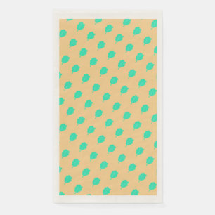 Modern greenery design Paper Napkins, Guest Towel Napkin