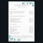 Modern, Greenery Flyer<br><div class="desc">Modern,  Greenery Business Card in black and grey,  white,  green silver.Edit your product in minutes by adding your data. You can change the font/colour/position by "further personalize".</div>
