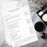 Modern, Greenery Flyer<br><div class="desc">Modern,  Greenery Flayer in black-grey,  white,  green,  blue gold.Edit your product in minutes by adding your data. You can change the font/colour/position by "further personalize".</div>