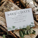 Modern Greenery Wedding Save The Date<br><div class="desc">Modern Greenery Wedding Save the Date

See matching collection in Niche and Nest Store</div>