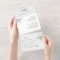 Modern Greenery Wedding w/ Perforated RSVP All I