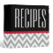 Modern Grey and Black Recipe Binder