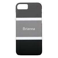 Modern Grey Black And White Stripes