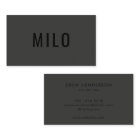 Modern Grey & Black Typography Classy Luxury