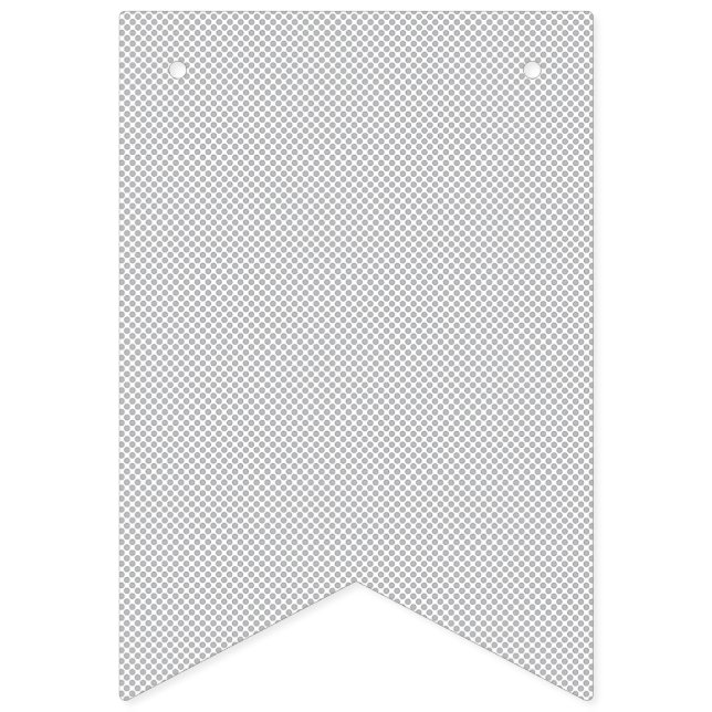 Modern Grey Polka Dot Event Sign Background (First Flag)