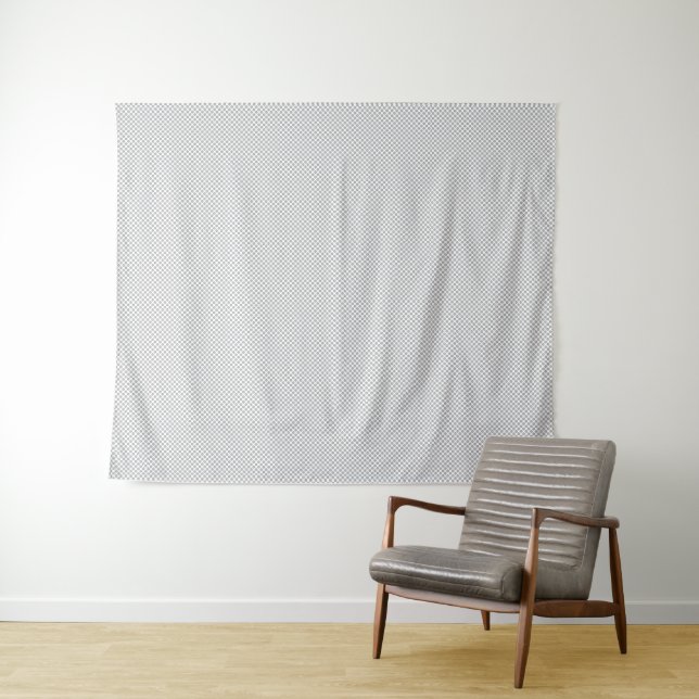 Modern Grey Polka Dot Event Sign Background Tapestry (In Situ (Horizontal))