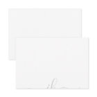 Modern Grey Script Monogram Initials Minimal