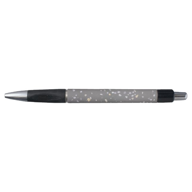 Modern Grey Terrazzo  Pen (Front)
