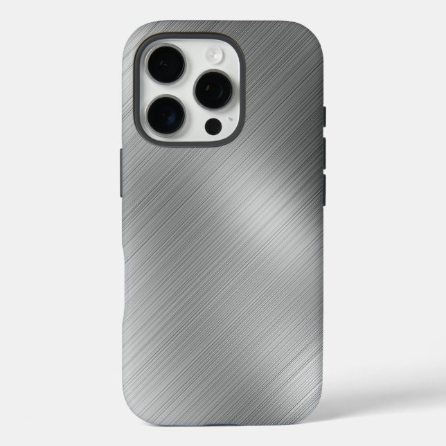 Modern Grey Texture Template Case-Mate iPhone Case (Back)