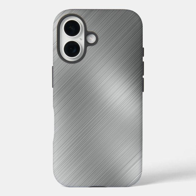Modern Grey Texture Template Case-Mate iPhone Case (Back)