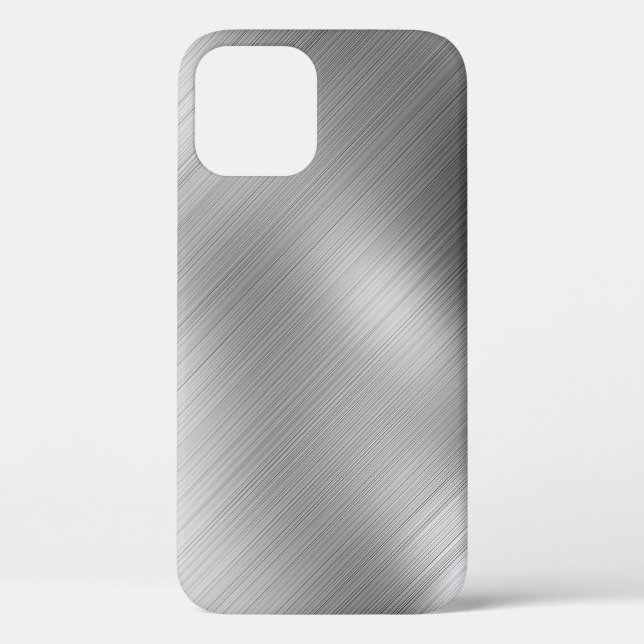 Modern Grey Texture Template Case-Mate iPhone Case (Back)