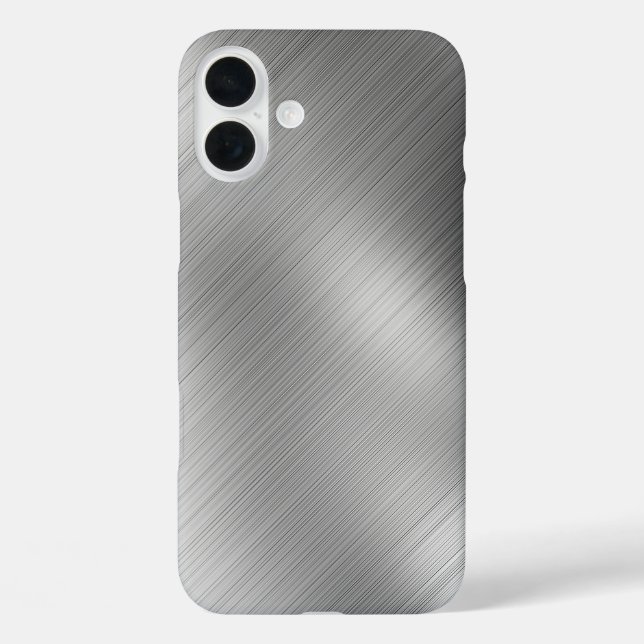 Modern Grey Texture Template Case-Mate iPhone Case (Back)
