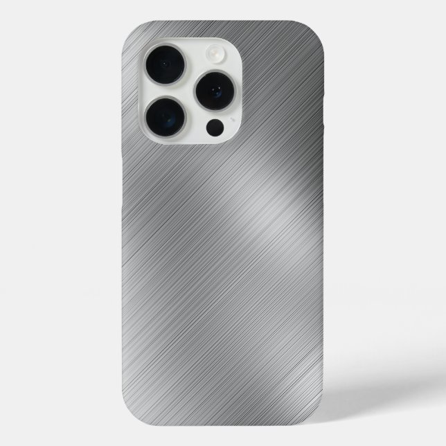 Modern Grey Texture Template Case-Mate iPhone Case (Back)