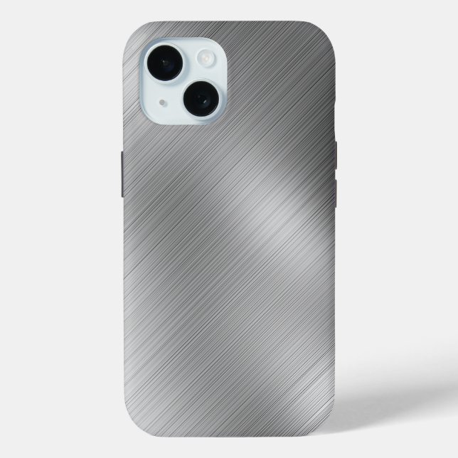 Modern Grey Texture Template Case-Mate iPhone Case (Back)