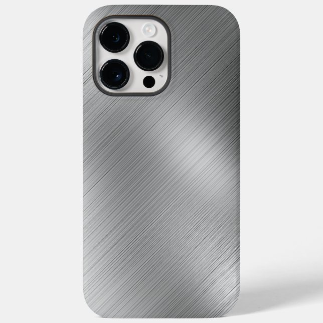 Modern Grey Texture Template Case-Mate iPhone Case (Back)