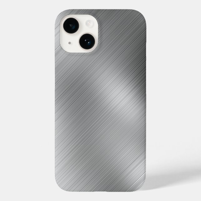 Modern Grey Texture Template Case-Mate iPhone Case (Back)