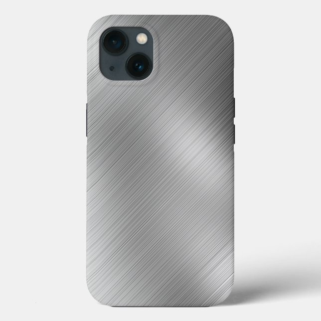 Modern Grey Texture Template Case-Mate iPhone Case (Back)