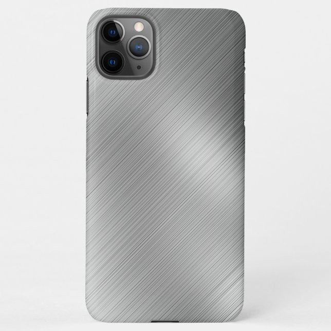 Modern Grey Texture Template iPhone Case (Back)