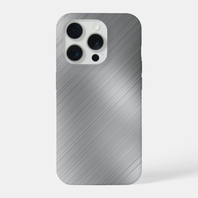 Modern Grey Texture Template iPhone Case (Back)