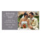 Modern Grey Wedding Photo Thank You Cards